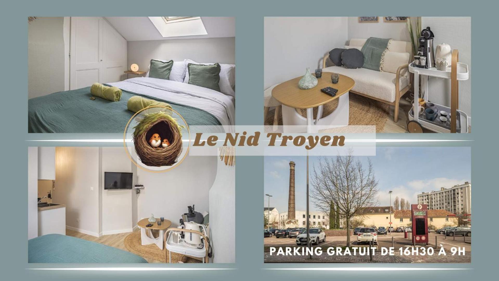 Апартаменты Le Nid Troyen - Proche Hypercentre - 2 Pers Труа Экстерьер фото
